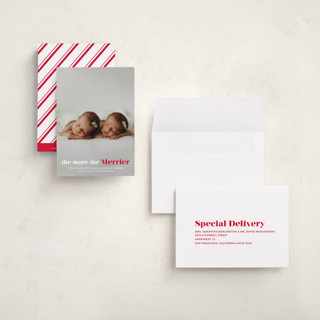 This is a frosting babys first christmas with standard by Liz Conley called a merry addition printing on recycled smooth signature in petite