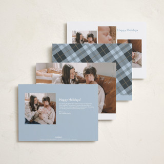 This is a powder babys first christmas with standard by Sarah Brown called little addition printing on recycled smooth signature in petite