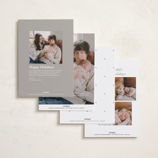 This is a snowflake babys first christmas with standard by Everett Paper Goods called together printing on recycled smooth signature in petite