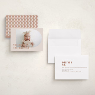 This is a truffle babys first christmas with standard by Deynaaz Daraei called viola printing on recycled smooth signature in petite