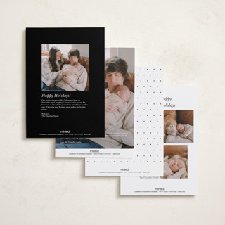 This is a snow babys first christmas with standard by Ashley Iwafuchi called so many reasons printing on recycled smooth signature in petite