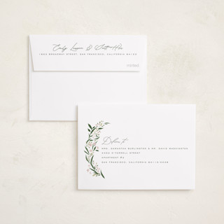 This is a snow babys first christmas with standard by Erin L. Wilson called aurelia printing on recycled smooth signature in petite