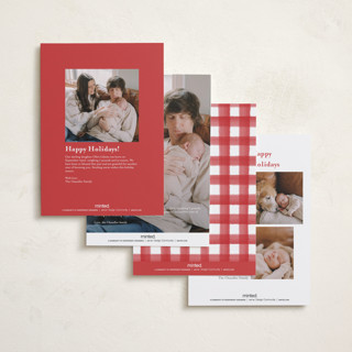 This is a crimson babys first christmas with standard by Grae called lovely holiday printing on recycled smooth signature in petite