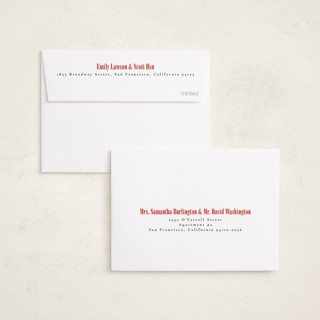 This is a candied apple babys first christmas with standard by Stacy Maalouf called oh what fun printing on recycled smooth signature in petite