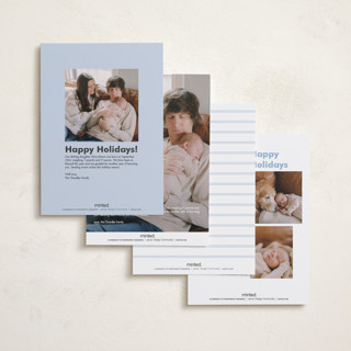 This is a sky babys first christmas with standard by Nicoletta Savod called christmas blessing printing on recycled smooth signature in petite