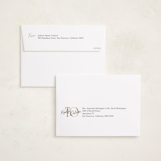 This is a snow business holiday cards with foil pressed by Robert and Stella called merry & grateful printing on recycled smooth signature in standard