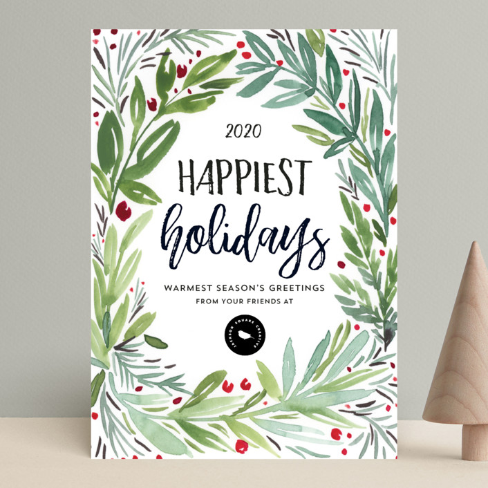 holiday business postcards