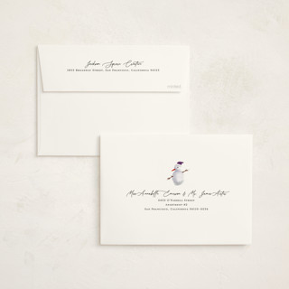 This is a jam business holiday cards with standard by Grae called majestic tree printing on signature in standard