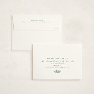 This is a pine business holiday cards with standard by Amy Kross called grateful hearts printing on signature in standard