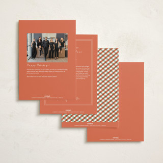 This is a eggshell business holiday cards with standard by chocomocacino called jordgubbstårta printing on signature in standard
