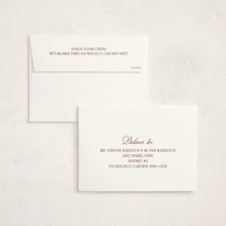 This is a berry business holiday cards with standard by Maja Cunningham called timeless plaid printing on signature in standard
