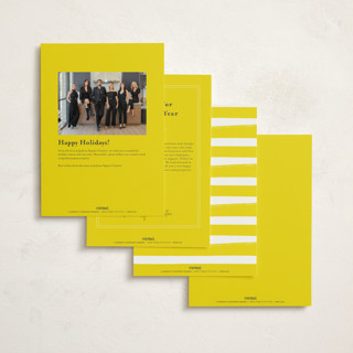 This is a lemon business holiday cards with standard by Hudson meet Rose called highlight printing on signature in standard