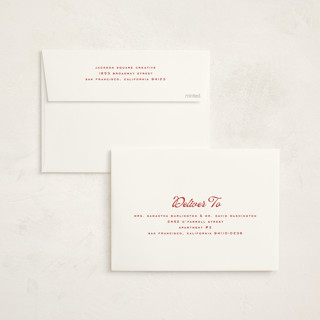 This is a garland business holiday cards with standard by Wildfield Paper Co called retro printing on signature in standard