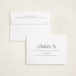 This is a coal business holiday cards with standard by Blustery August called avalon printing on recycled smooth signature in standard