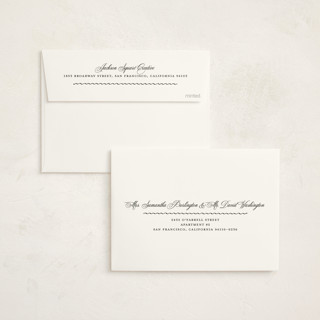 This is a cream business holiday cards with standard by Rachel Cassel called sincerely thank you printing on signature in standard