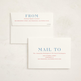 This is a stocking business holiday cards with standard by Alston Foster called festive stripes printing on signature in standard