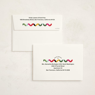This is a confetti business holiday cards with standard by Owl and Toad called ever so printing on signature in standard