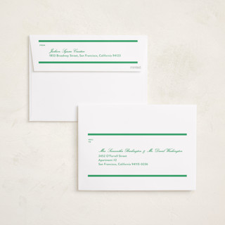 This is a wreath business holiday cards with standard by Megan Davis called poplin printing on recycled smooth signature in standard