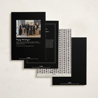 This is a soot business holiday cards with standard by Gwen Bedat called there's always a way printing on signature in standard