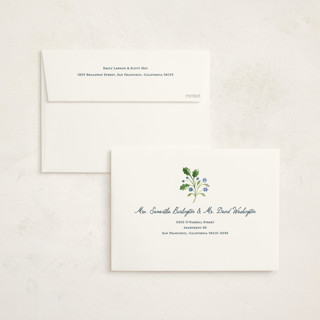 This is a frost business holiday cards with standard by Sarah Knight called sophia printing on signature in standard