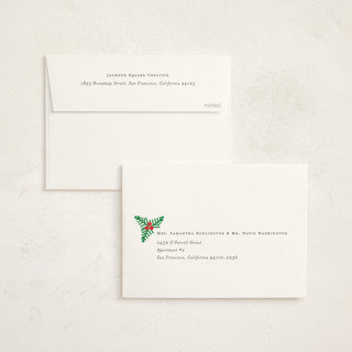 This is a festive business holiday cards with standard by lulu and isabelle called the best gift printing on signature in standard