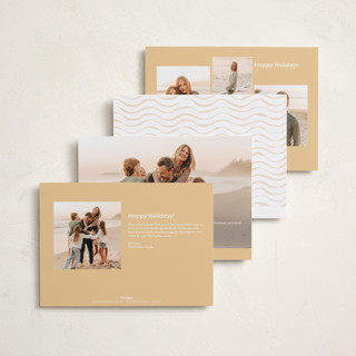 This is a twinkle foil pressed holiday cards with foil pressed by Pixel and Hank called the christmas letters printing on recycled smooth signature in standard