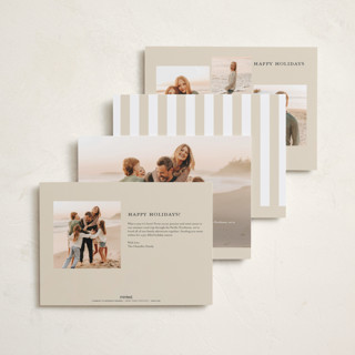 This is a vanilla foil pressed holiday cards with foil pressed by Christy Hy Lee called together printing on recycled smooth signature in standard