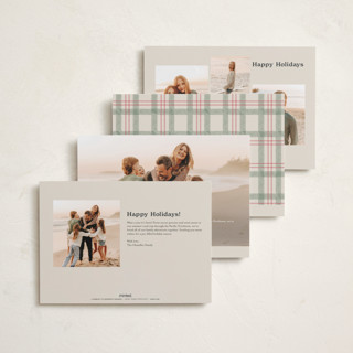 This is a snow foil pressed holiday cards with foil pressed by Robert and Stella called autuer printing on recycled smooth signature in standard