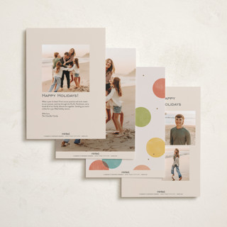 This is a candy jar foil pressed holiday cards with foil pressed by Michelle Taylor called big confetti printing on recycled smooth signature in standard