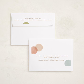 This is a beach sunset foil pressed holiday cards with foil pressed by Michelle Taylor called big confetti printing on recycled smooth signature in standard