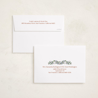 This is a cobblestone foil pressed holiday cards with foil pressed by Paper Sun Studio called gilded christmas printing on recycled smooth signature in standard