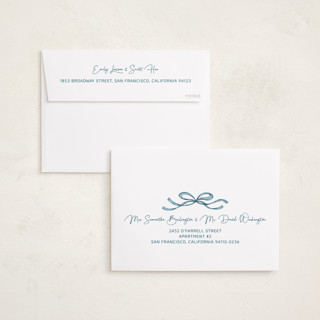 This is a snowball foil pressed holiday cards with foil pressed by Paper Sun Studio called baubles and bows printing on recycled smooth signature in standard