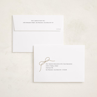 This is a snow foil pressed holiday cards with foil pressed by Jenny Millington called christmas gift printing on recycled smooth signature in standard