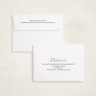 This is a mist foil pressed holiday cards with foil pressed by Annie Holmquist called married and bright printing on recycled smooth signature in standard