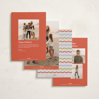 This is a fruitcake foil pressed holiday cards with foil pressed by Everett Paper Goods called fun redux printing on recycled smooth signature in standard