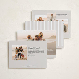 This is a winter foil pressed holiday cards with foil pressed by Creo Study called arched sentiment printing on recycled smooth signature in standard