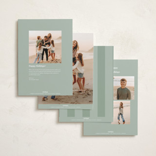 This is a spruce foil pressed holiday cards with foil pressed by Kelly Watkins called festive printing on recycled smooth signature in standard
