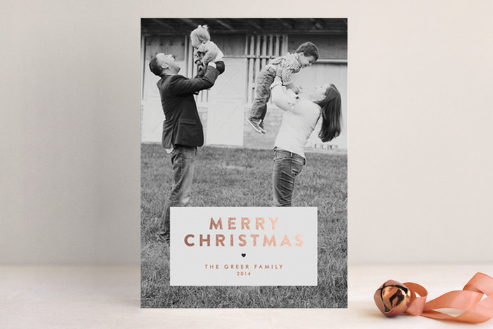 Gilded Christmas Foil-Pressed Holiday Card | Minted Gilded Christmas Foil-Pressed Holiday Card | Minted