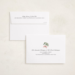 This is a milk foil pressed holiday cards with foil pressed by Studio Suku called gold frame printing on recycled smooth signature in standard