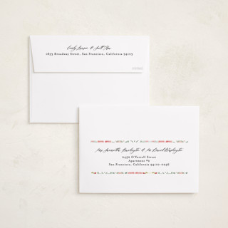 This is a vanilla foil pressed holiday cards with foil pressed by Makewells called tiles printing on recycled smooth signature in standard
