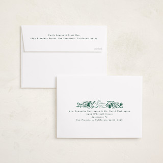 This is a juniper foil pressed holiday cards with foil pressed by Julie Murray called and a partridge printing on recycled smooth signature in standard