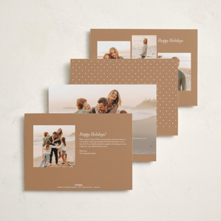 This is a antique foil pressed holiday cards with foil pressed by Lauren Chism called glorious wonders printing on recycled smooth signature in standard