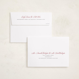 This is a caramel foil pressed holiday cards with foil pressed by Alston Foster called merry striped frame printing on recycled smooth signature in standard