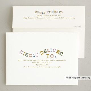 This is a biscuit foil pressed holiday cards with foil pressed by Everett Paper Goods called bubble printing on recycled smooth signature in standard