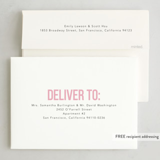 This is a sugarplum foil pressed holiday cards with foil pressed by Morgan Kendall called bailey printing on recycled smooth signature in standard