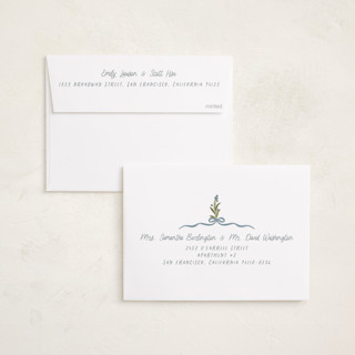 This is a blue jay foil pressed holiday cards with foil pressed by Creo Study called hand-drawn vintage garden printing on recycled smooth signature in standard