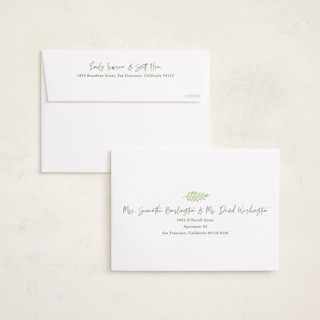 This is a honey foil pressed holiday cards with foil pressed by Julia Hall called jotted christmas printing on recycled smooth signature in standard