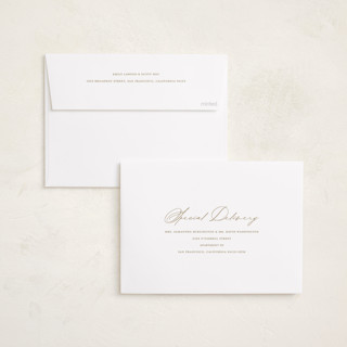 This is a golden foil pressed holiday cards with foil pressed by Jessica Williams called glitter printing on recycled smooth signature in standard