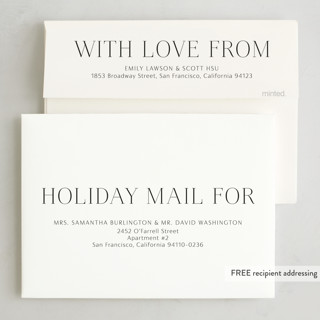 This is a coal foil pressed holiday cards with foil pressed by Kimberly Morgan called holiday photo grid printing on recycled smooth signature in standard