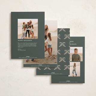 This is a petal foil pressed holiday cards with foil pressed by Itsy Belle Studio called peace doves printing on recycled smooth signature in standard